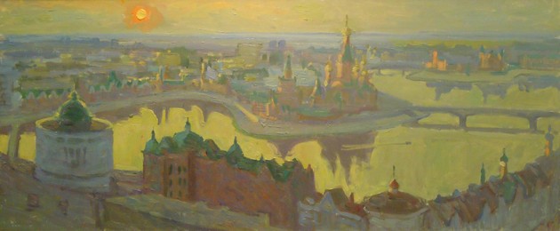 Ксения Бондаренкова "Панорама" (2016 г., холст, масло)