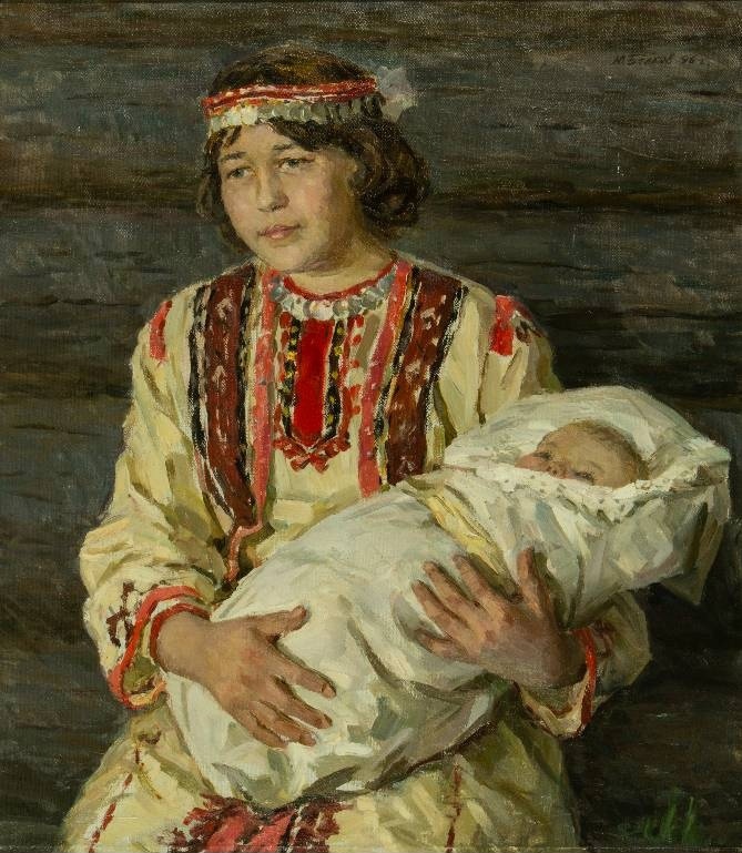 Ю.С. Белков «Молодая мама» Ю.С. Белков «Молодая мама»