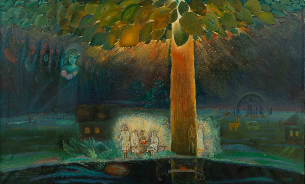 Таныгин Ю. - "Мелодии прошлых лет", 1990; холст, масло Таныгин Ю. - "Мелодии прошлых лет", 1990; холст, масло