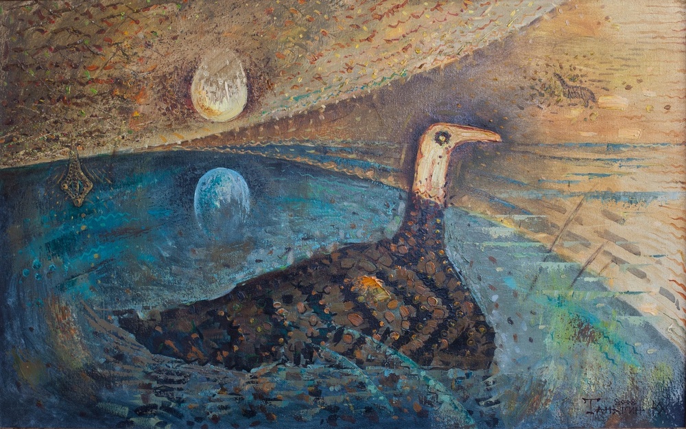 Таныгин Ю. - "Прародительница Вселенной", 2008; холст, масло Таныгин Ю. - "Прародительница Вселенной", 2008; холст, масло