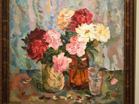 Бутов А.И. "Пионы" (1992 г., холст, масло)