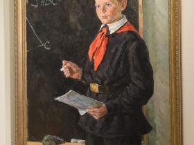 Бутов А.И. "Шестиклассник" (1959 г., холст, масло. Из собрания Национального музея Республики Марий Эл им. Т. Евсеева)