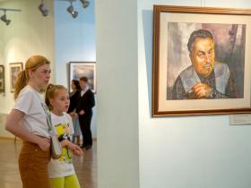 Фото с открытия выставочного проекта "Акварель времени"