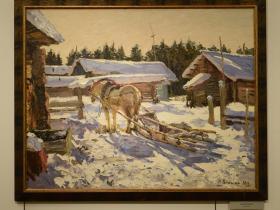 Е. В. Ромашко - "Вернулся домой" (2016 г., холст, масло)