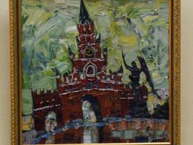 М. Поляков - "Башня" (2014 г., холст, масло)