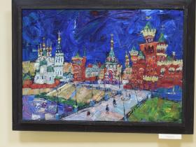 М. Поляков - "Красный город" (2014 г., холст, масло)