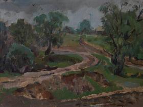 Мясников И.П. Дождливый день. 2010 г. 