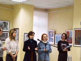 Открытие выставки "Вчера и сегодня" в музее изобразительных искусств