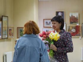 Открытие выставки "Вчера и сегодня" в музее изобразительных искусств