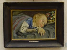 З.Ф. Лаврентьев — Андрюша спит (1959 г., ДВП, м.)