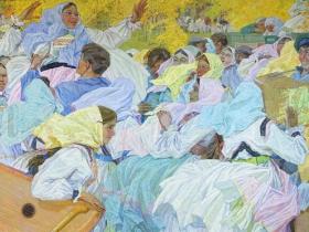 З.Ф. Лаврентьев - "Праздник в марийской деревне" (1967 г.)